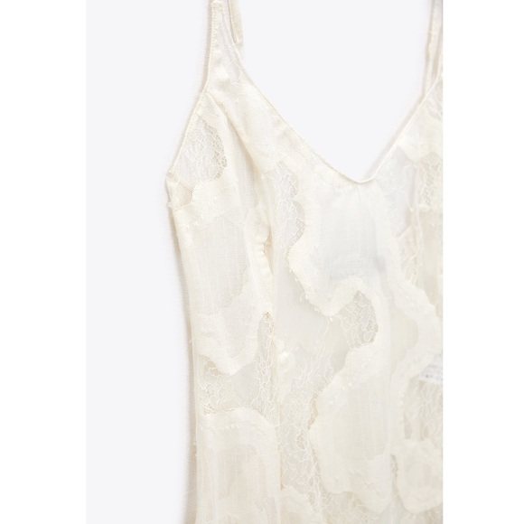 Zara LONG SLIP DRESS - Picture 3 of 16